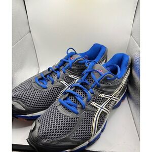 ASICS Gel‎ Cumulus 14 Men's Running Shoes Gray Blue Orange Size 12 Athletic